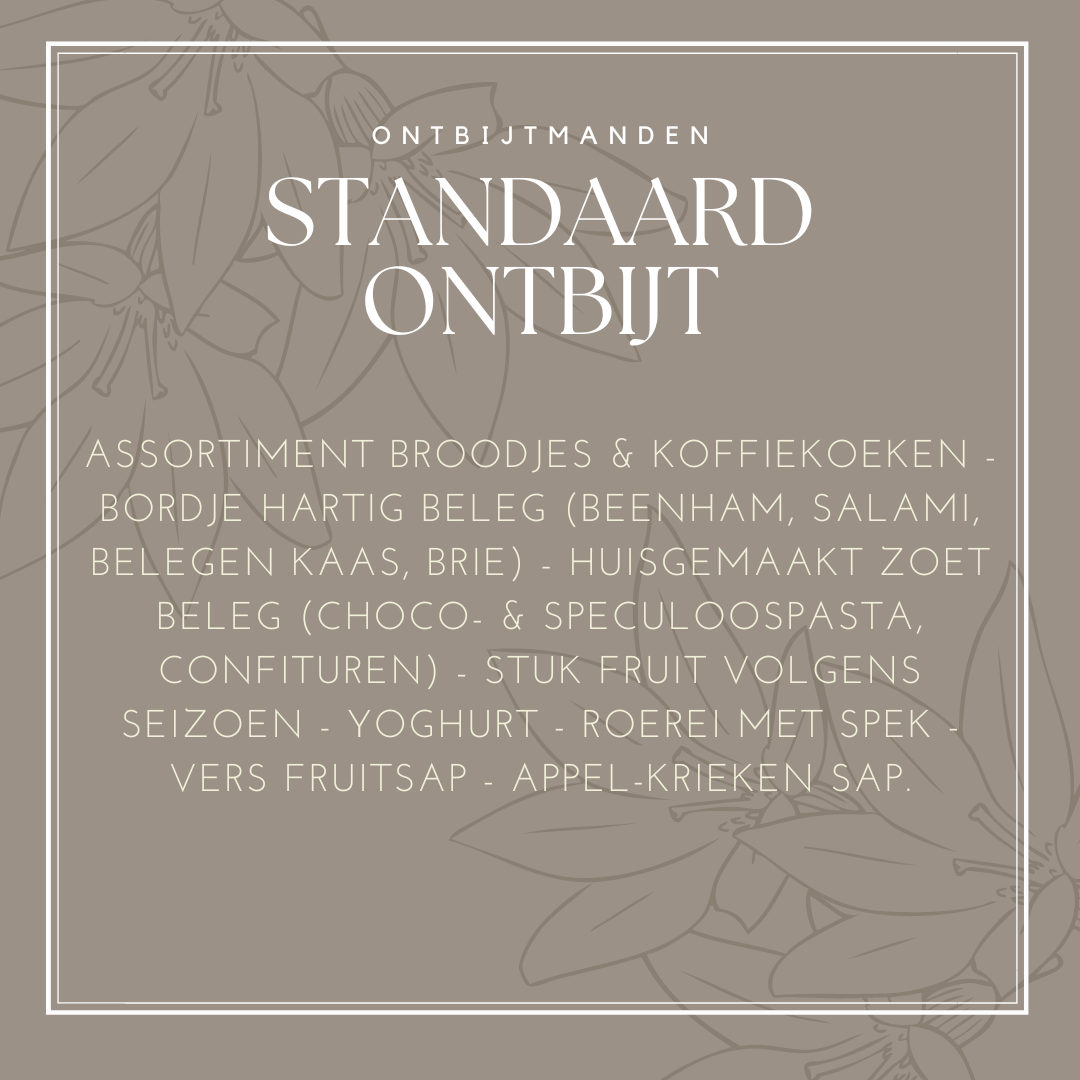 Standaard ontbijtmand