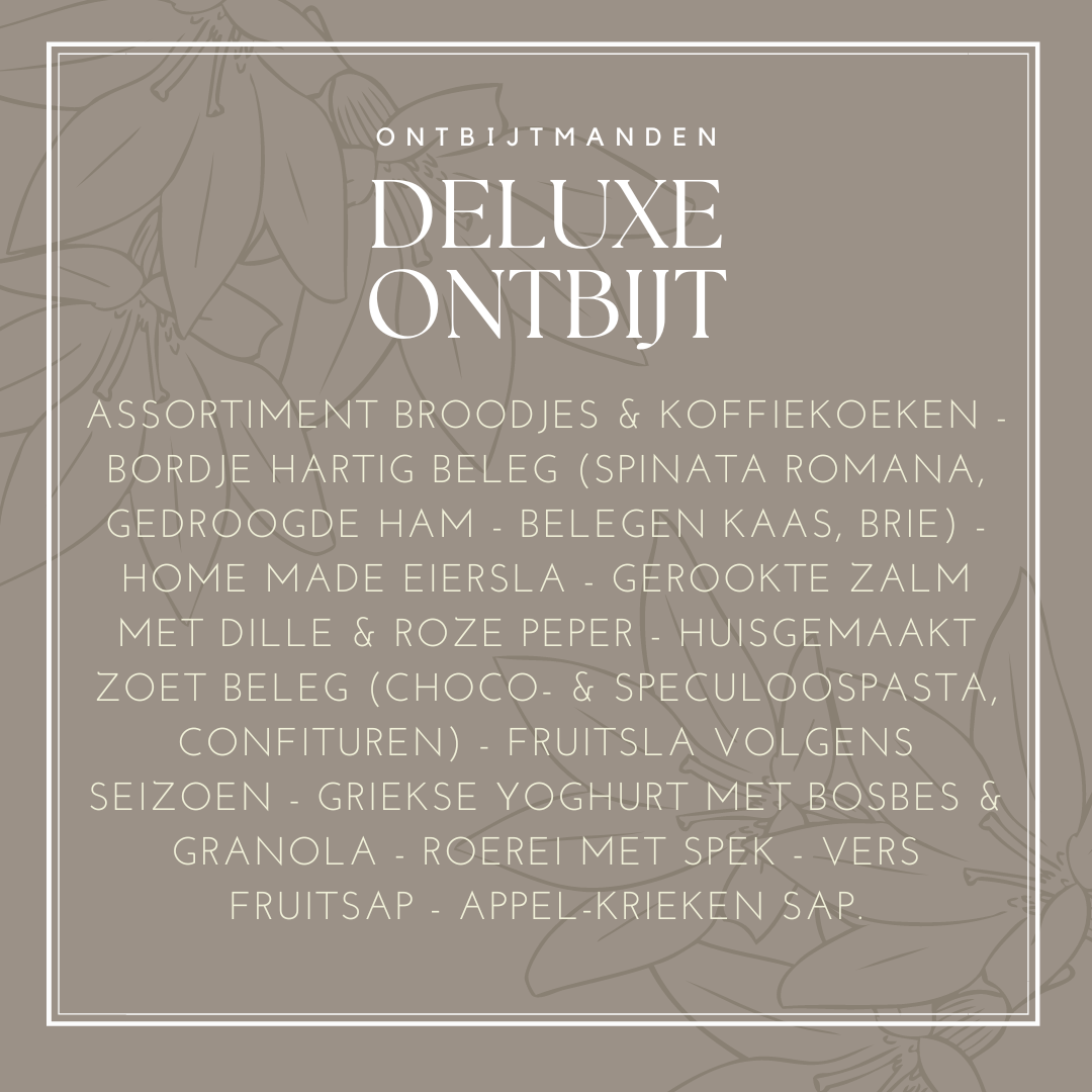 Deluxe ontbijtmand